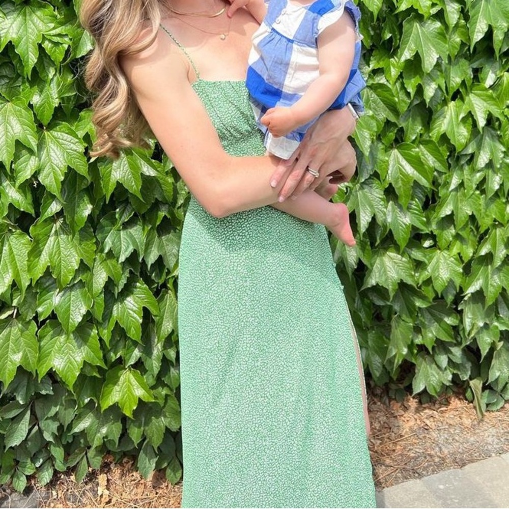 Zara Green Midi Dress